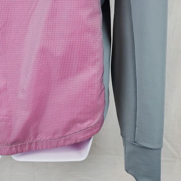 Nike Golf Tour Performance Women's Small Pink & Grey Windbreaker Jacket - Picture 10 of 16